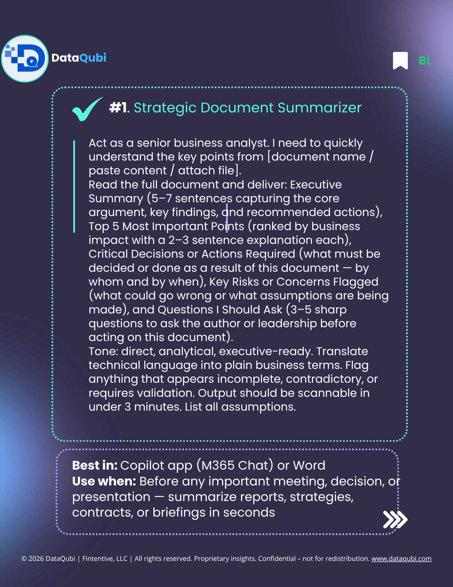 M365 Copilot for Business Leaders, flyer 4 of 14
