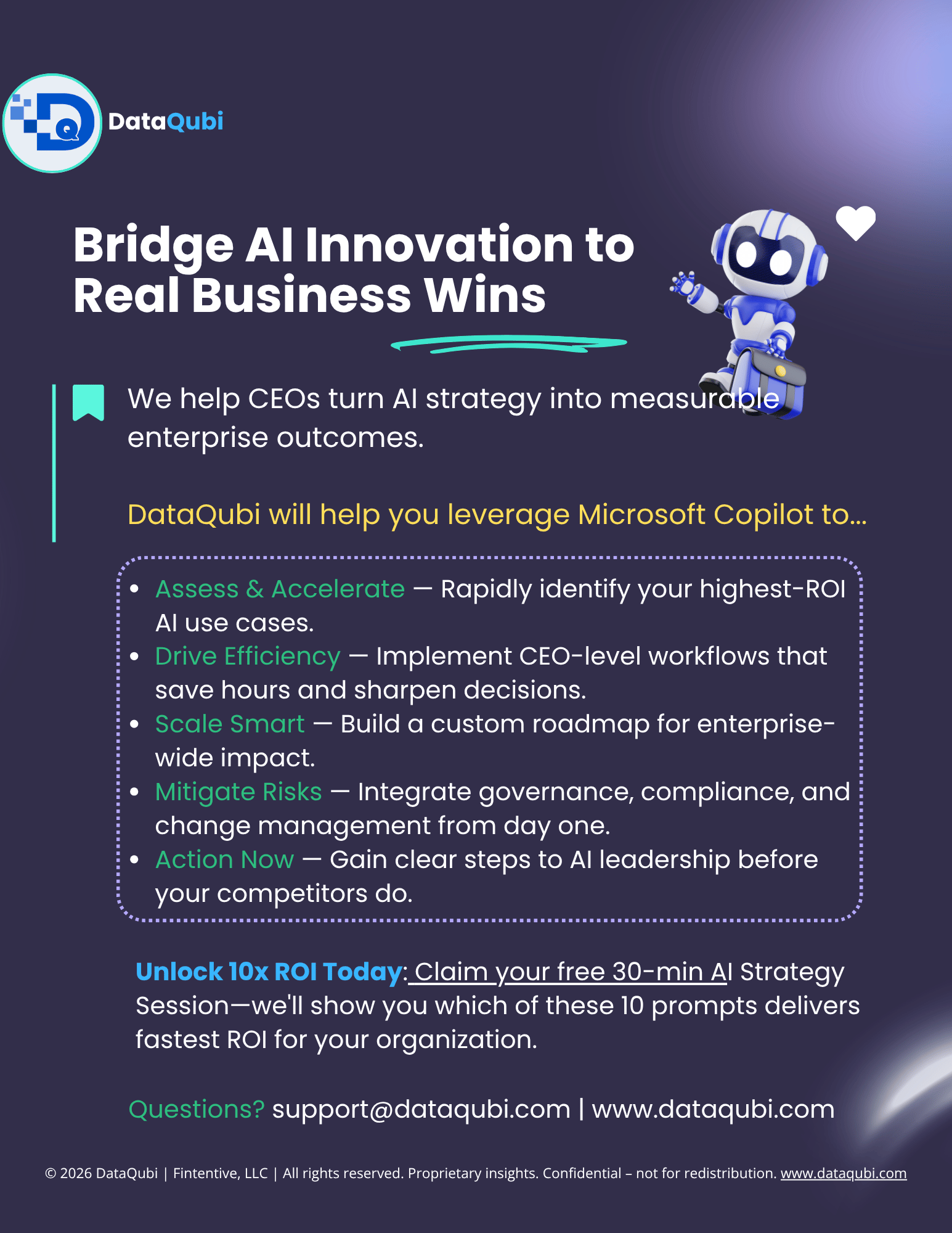 M365 Copilot for the CEO, flyer 14 of 14