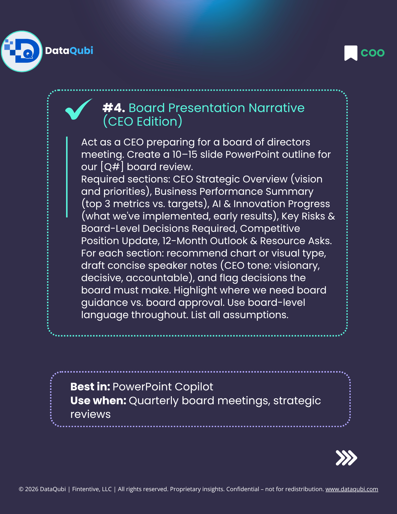 M365 Copilot for the CEO, flyer 7 of 14