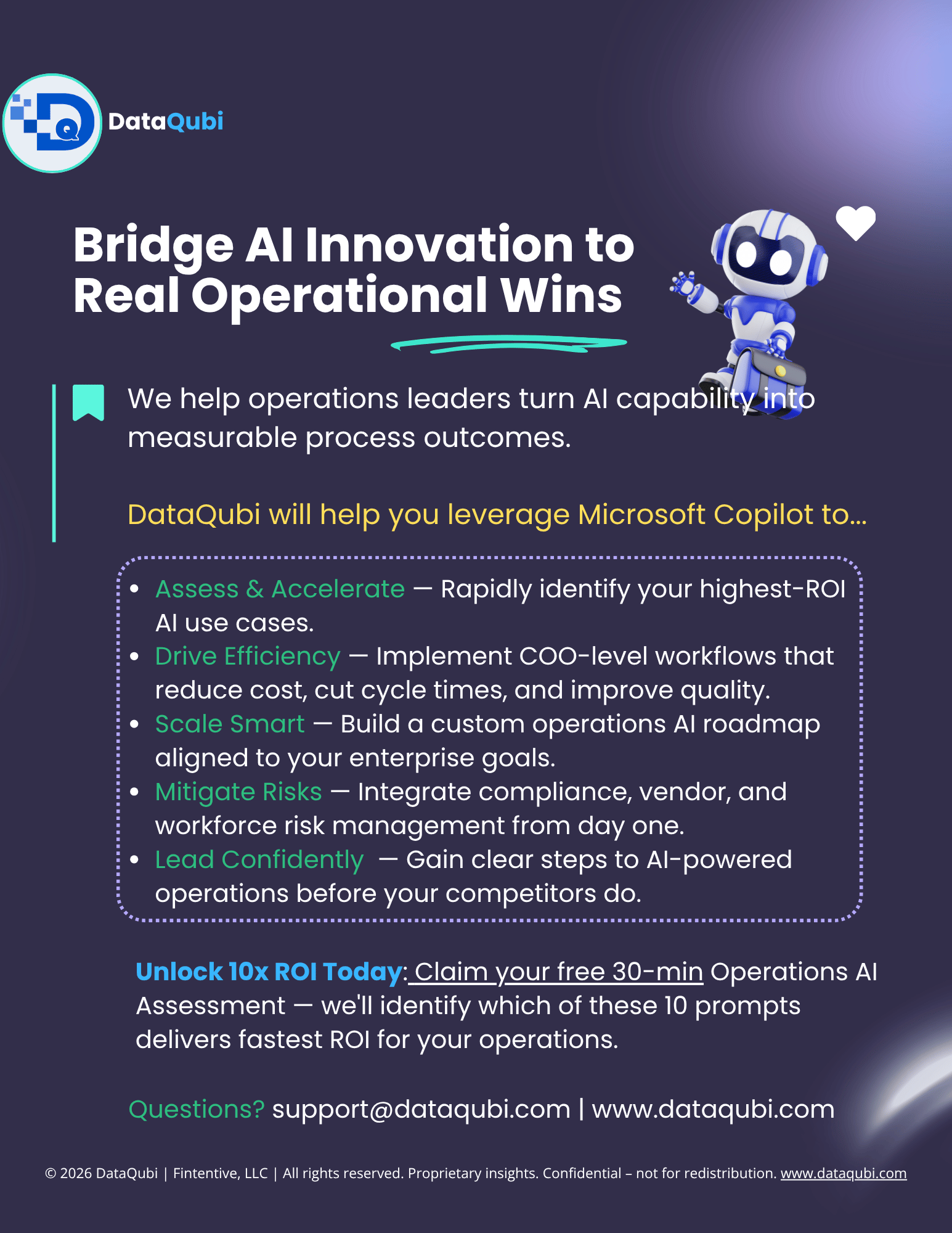 M365 Copilot for the COO, flyer 14 of 14