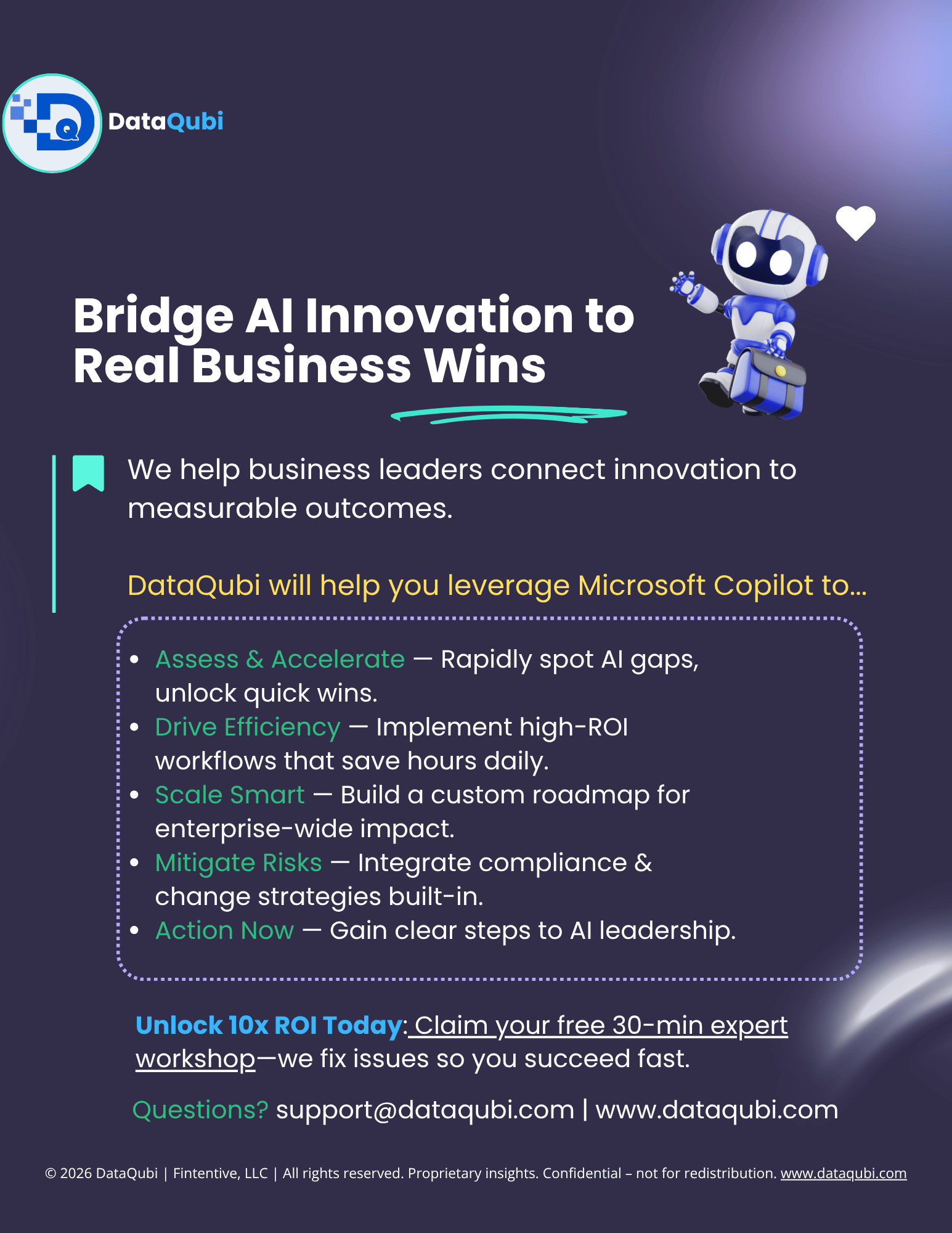 M365 Copilot for the CFO, flyer 14 of 14