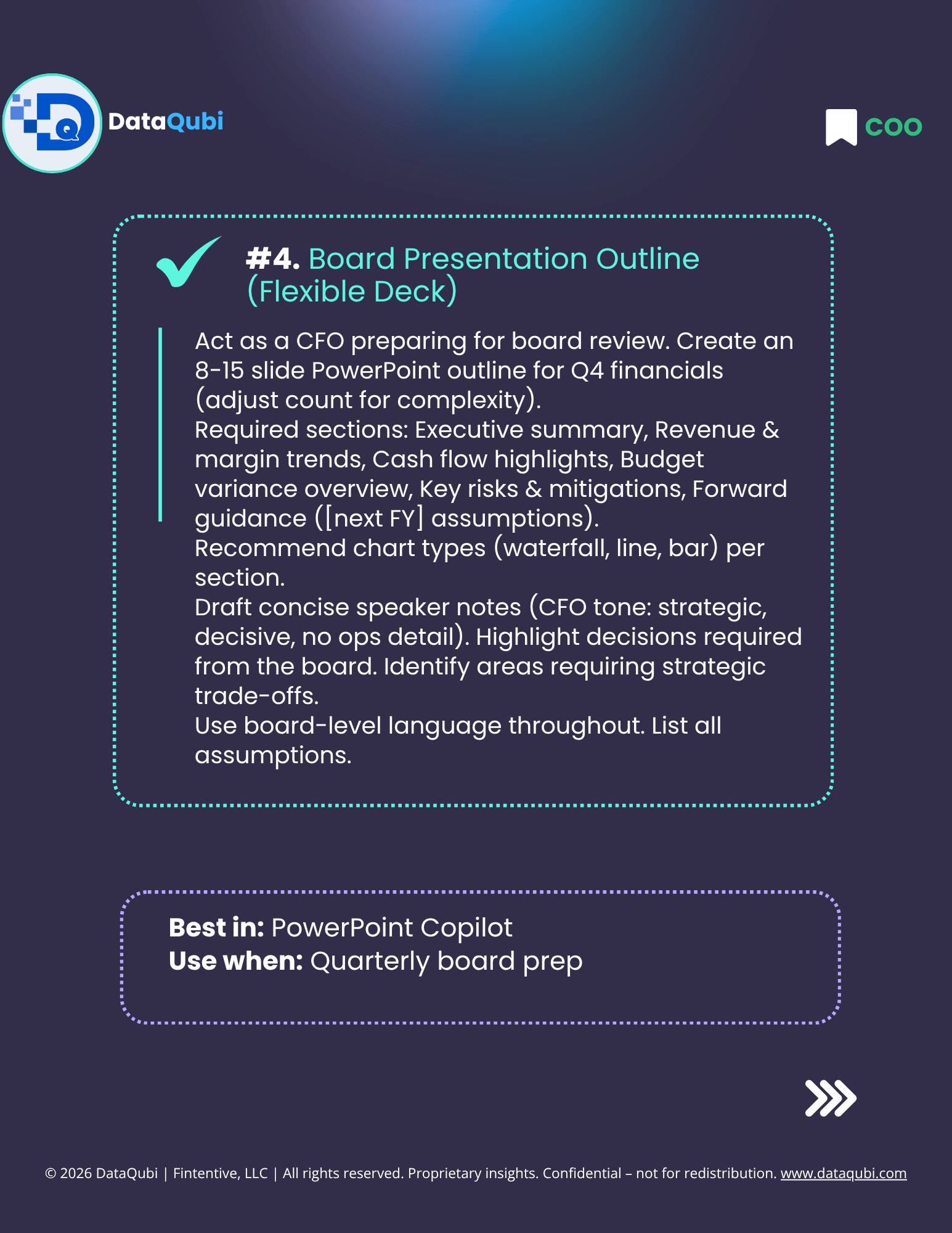 M365 Copilot for the CFO, flyer 7 of 14