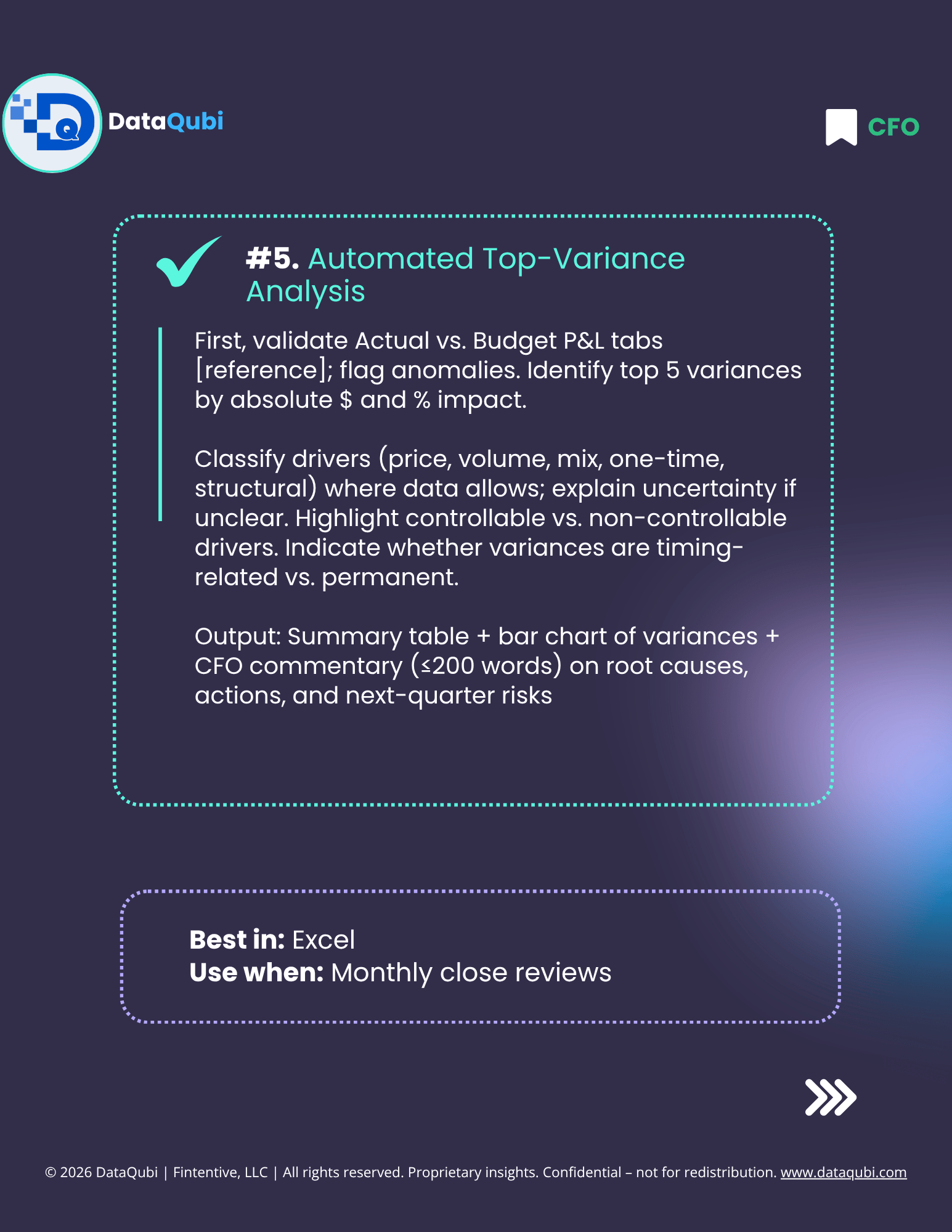 M365 Copilot for the CFO, flyer 8 of 14