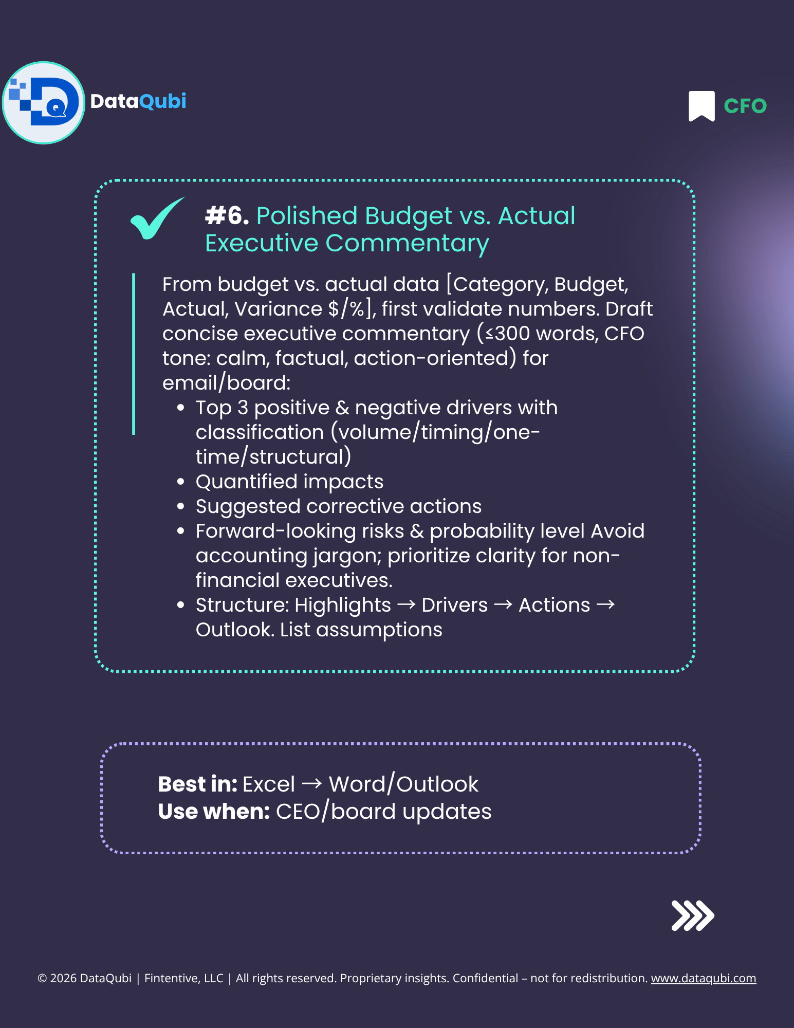 M365 Copilot for the CFO, flyer 9 of 14