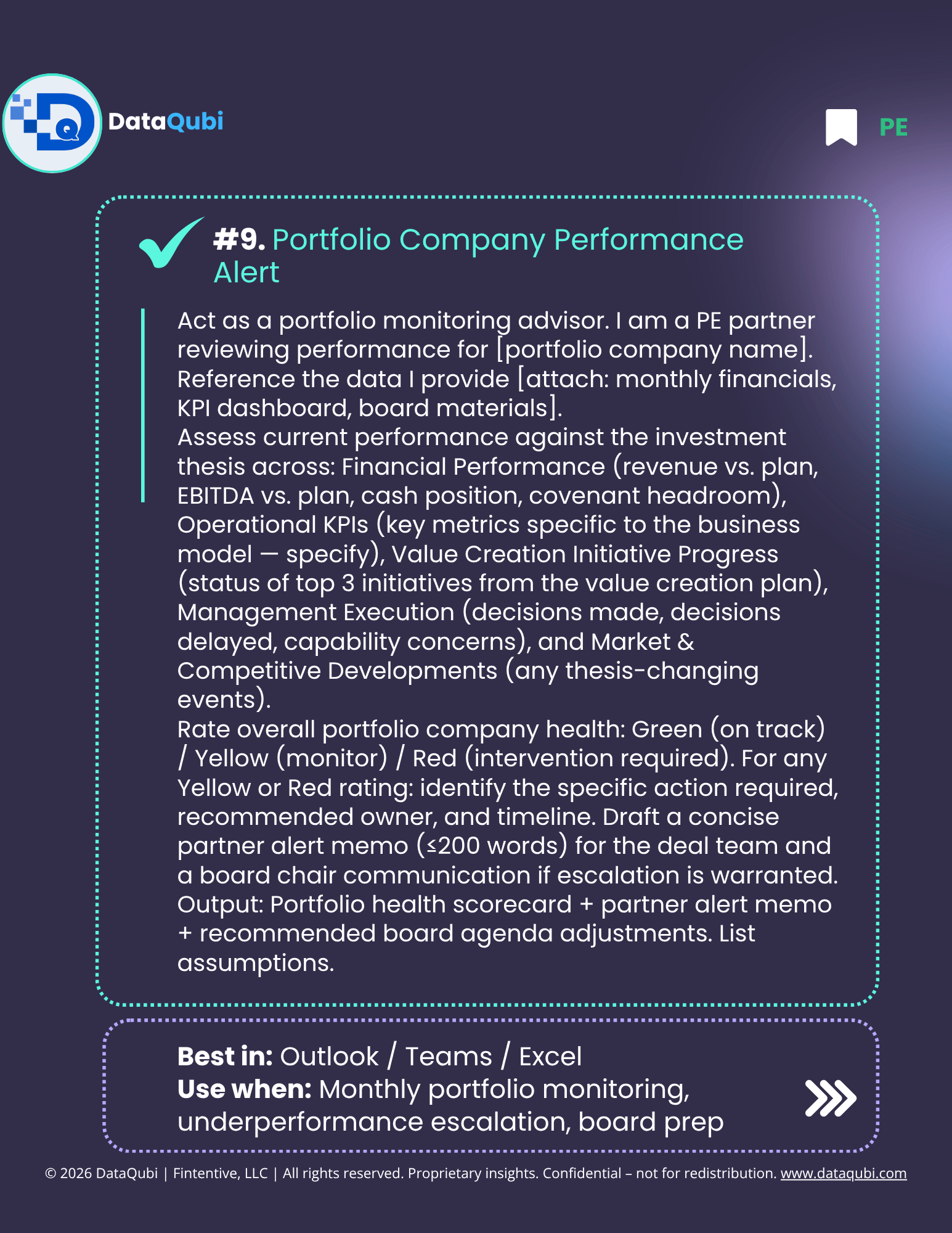 M365 Copilot for PE Partners, flyer 12 of 14