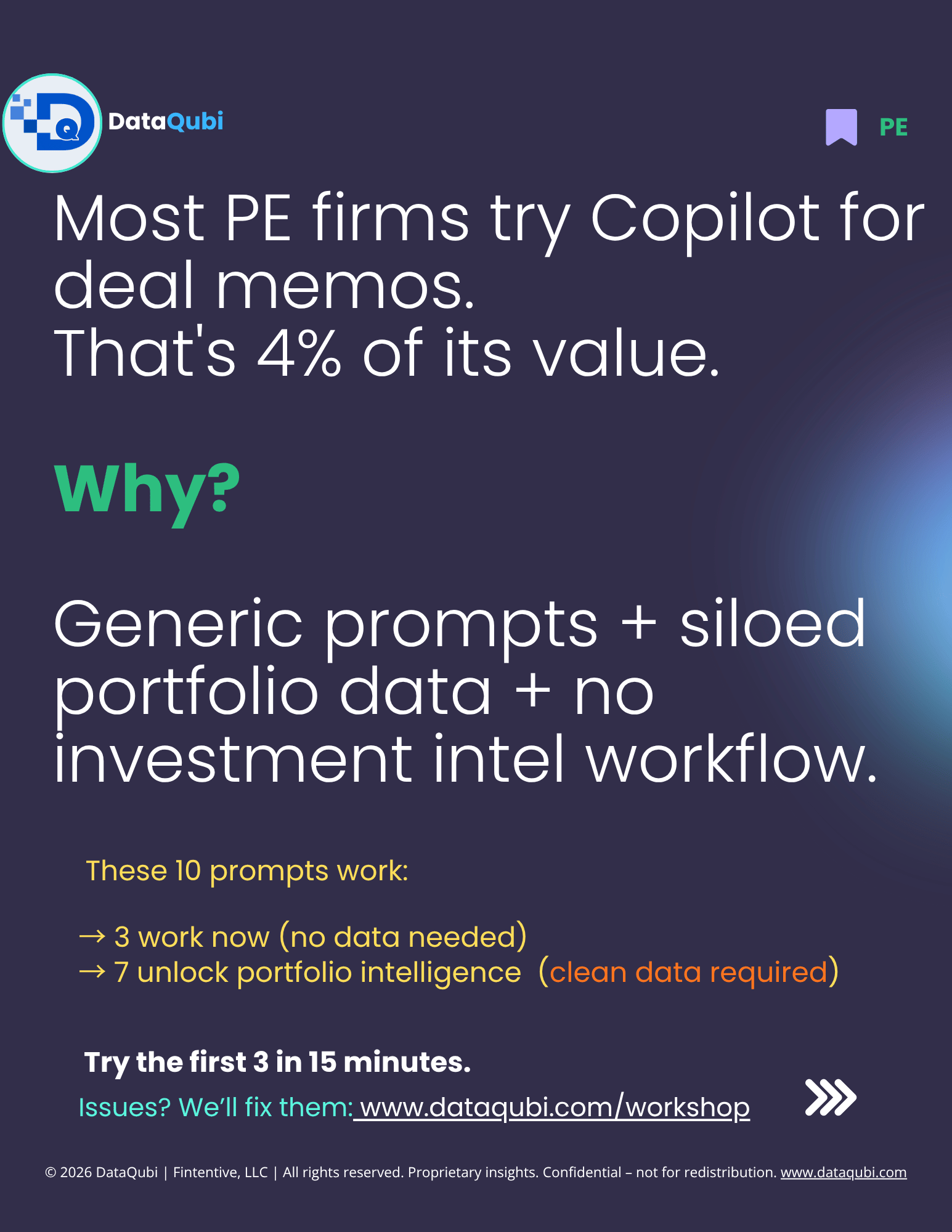 M365 Copilot for PE Partners, flyer 2 of 14