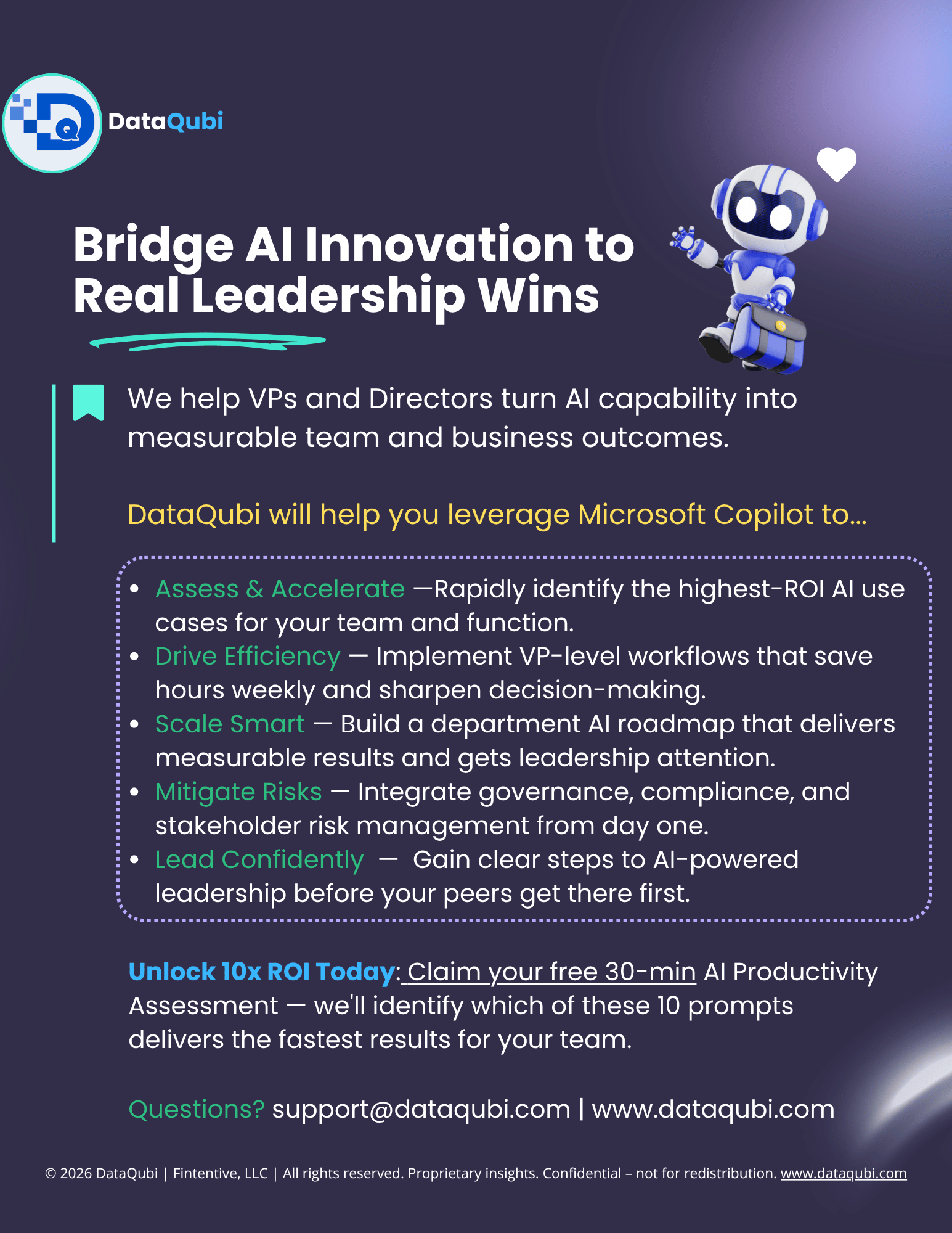 M365 Copilot for VPs & Directors, flyer 14 of 14