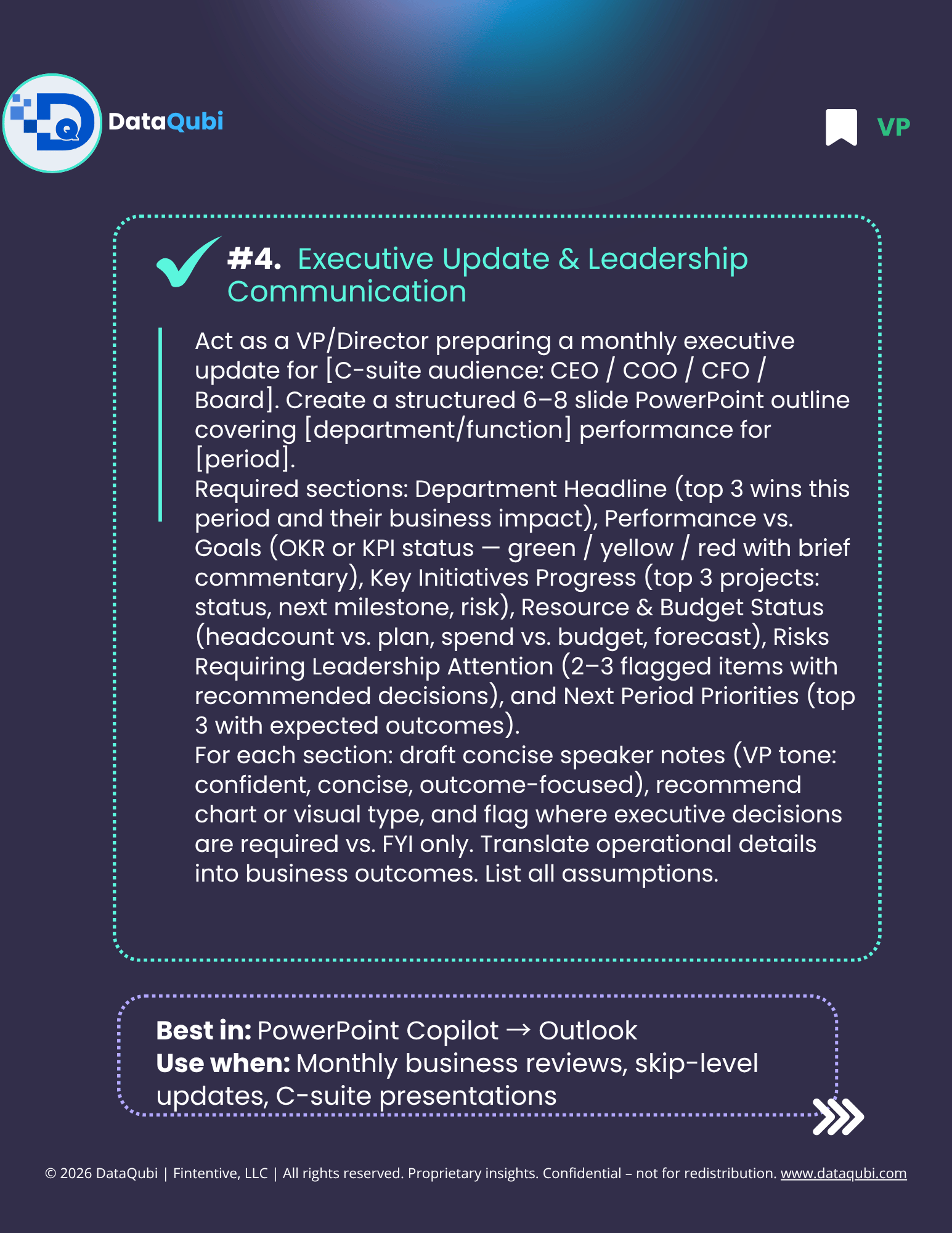 M365 Copilot for VPs & Directors, flyer 7 of 14