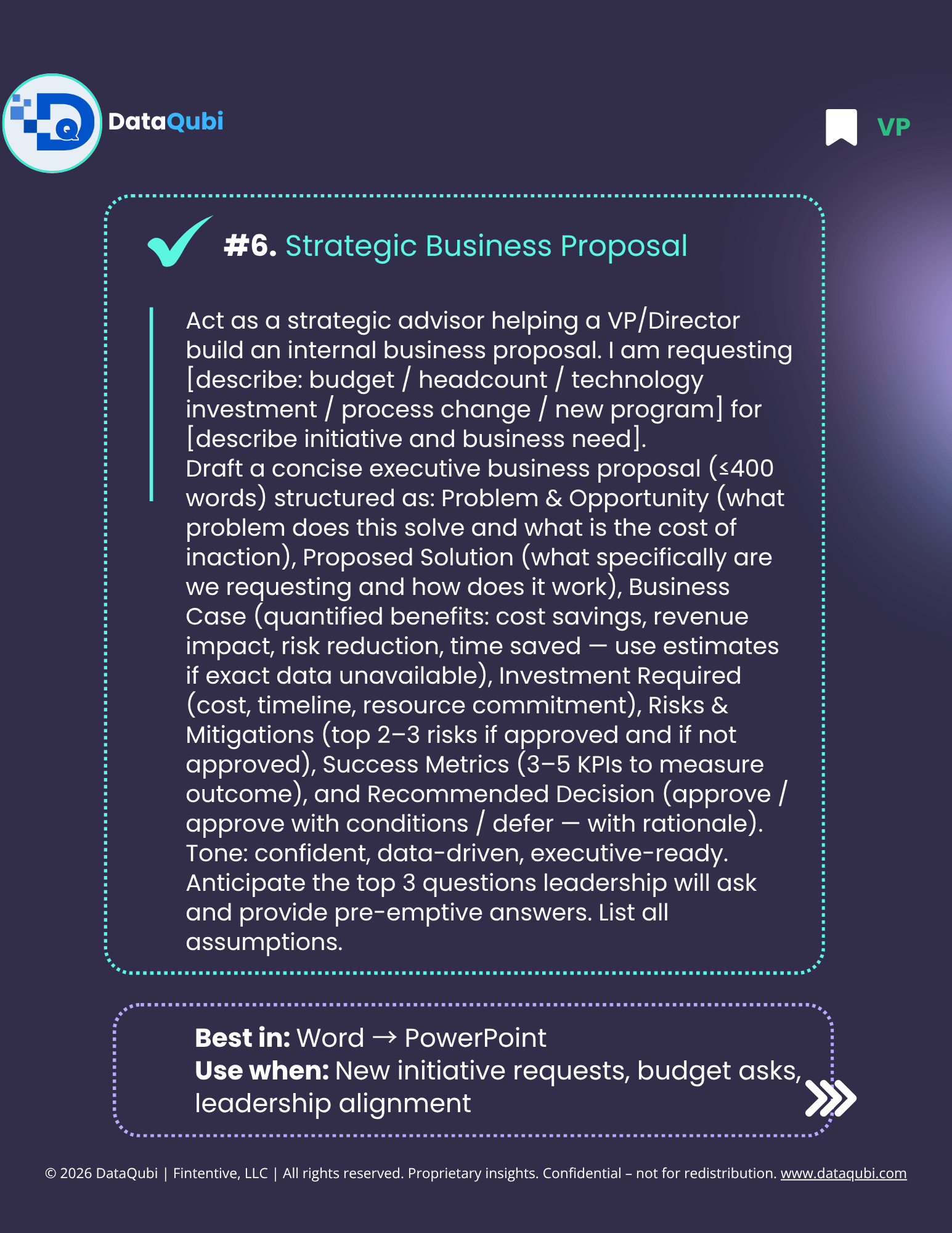 M365 Copilot for VPs & Directors, flyer 9 of 14
